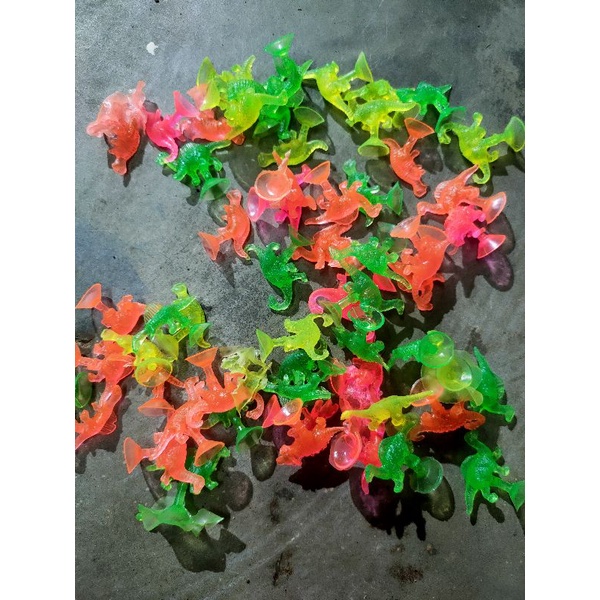 Mainan Robot/Dino Karet 3 Cm isi 50 Pcs Grosir CCY