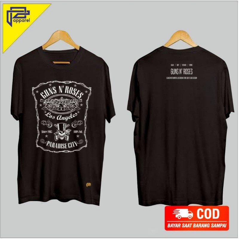 kaos pria/kaos gnr/kaos slash/kaos guns n roses/guns n roses/slash/baju pria/baju guns n roses