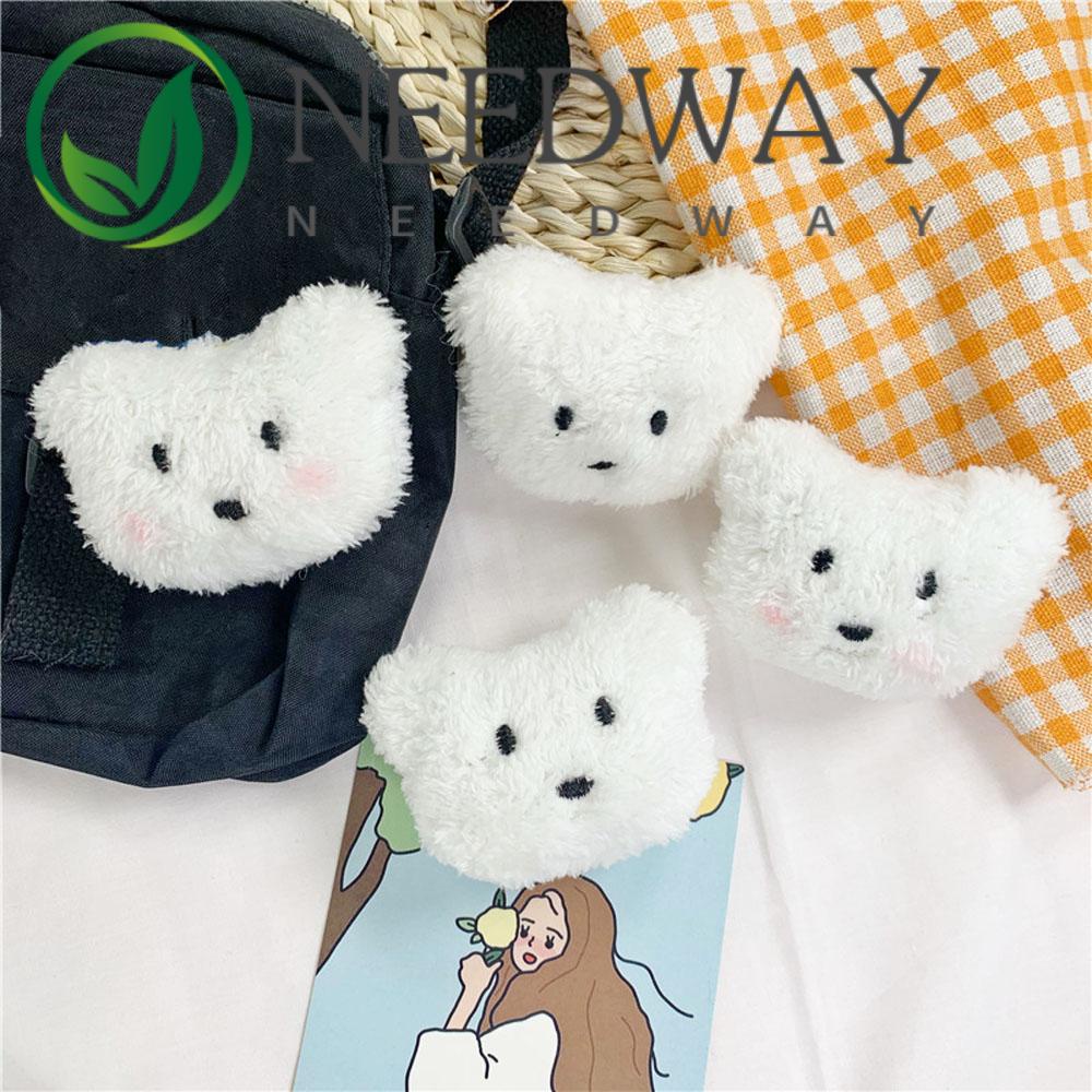 Needway  Party Brooches Korean Blush Pins Women Coat Accessories Daily Couple Bear Man Plush Toy