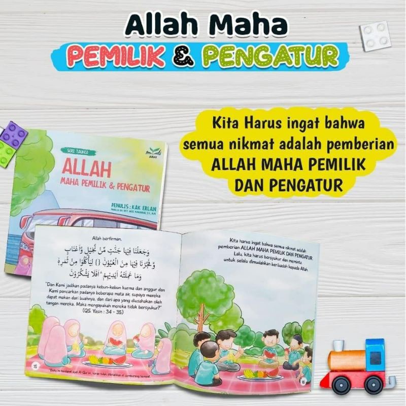 

Buku anak muslim seri tauhid Allah Pencipta kita Kak Erlan