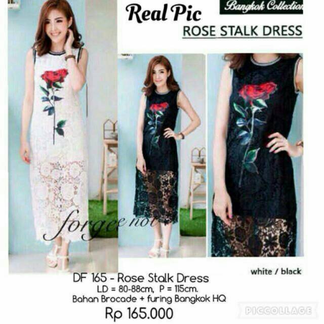 DRESS BANGKOK ROSE STALK