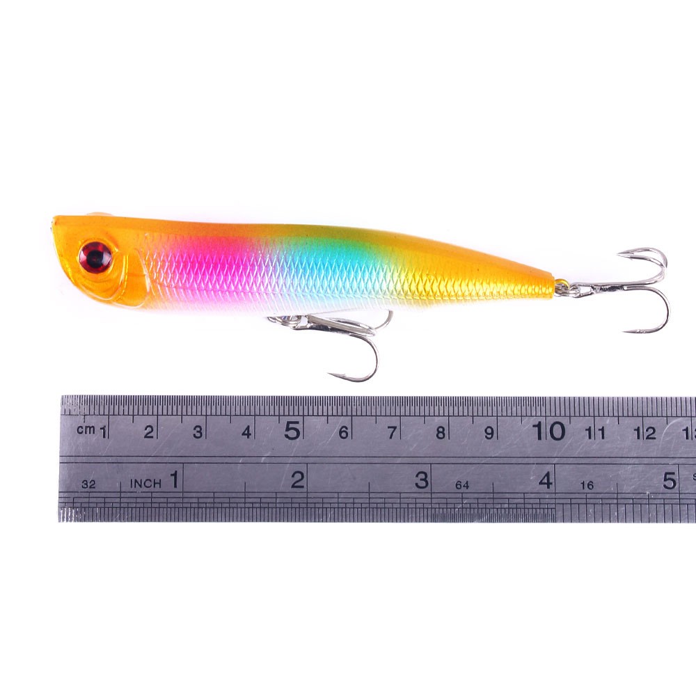 Hengjia 6pcs / Lot Umpan Pancing Crankbait Popper Keras 10.5CM 15.7G