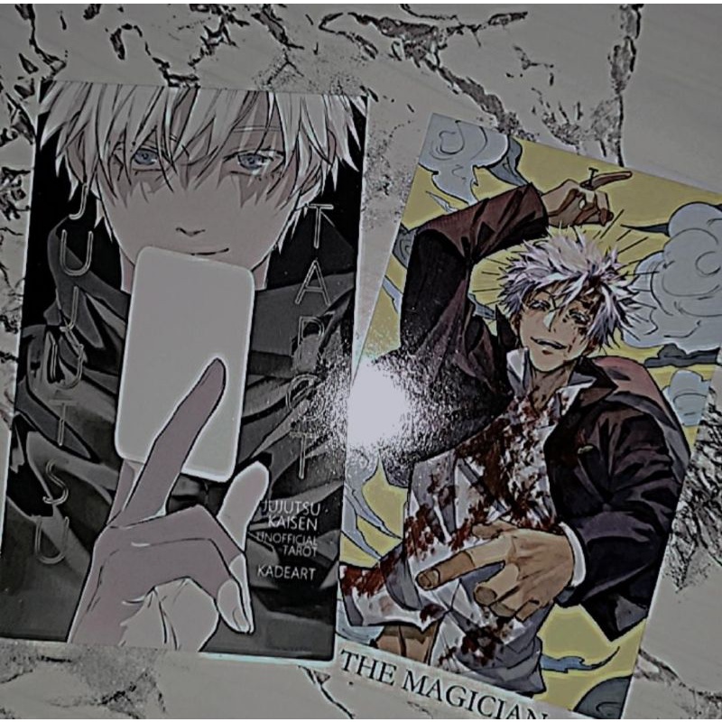 [BOOKED] postcard tarot jjk by kadeart