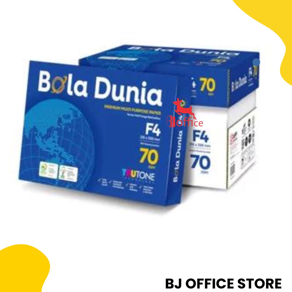 

BOLA DUNIA Kertas HVS 70 gram Folio