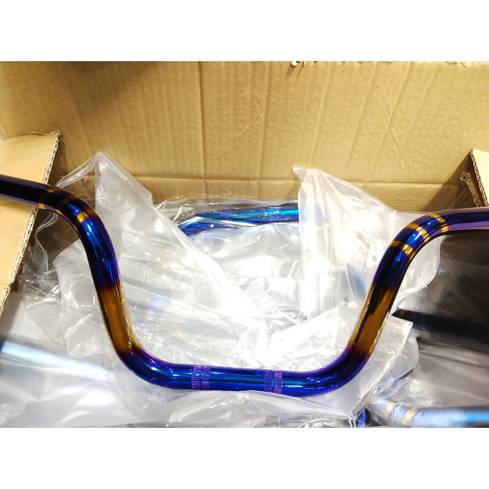 stang fatbar two tone blue mon untuk pcx n max x ride vixion old satria fu ninja r vixion old cbr