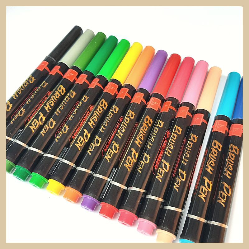 

Snowman Brush Pen Spidol Kuas Kaligrafi