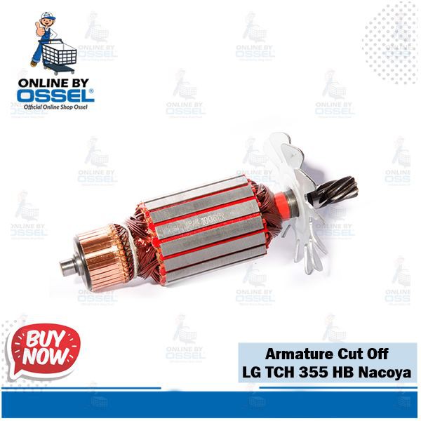 Armature Cut Off Hitachi TCH355HB Nacoya Armature Potong Besi Hitachi
