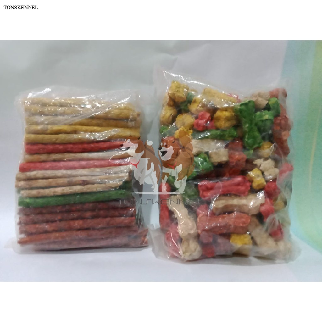 MUNCHY BONE MIX PER PCS Rasa Tulang tulangan Gigitan GIgit Anjing Dog food Cemilan Dogfood