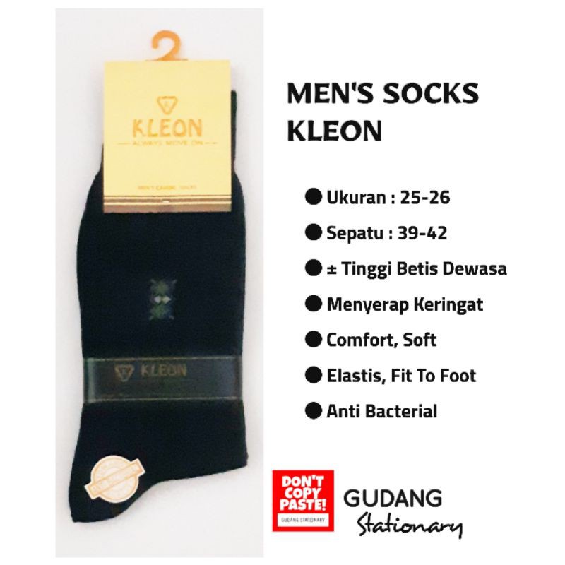 Kaos Kaki Kantor Pria Executive Casual KLEON