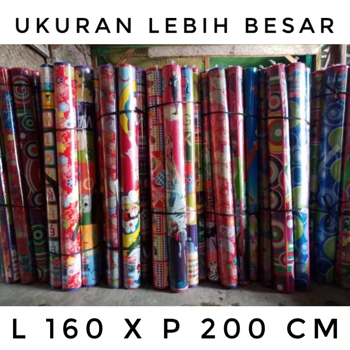 Karpet lantai sepon JUMBO BESAR , plastik , spon 160x200 / matras lantai tebal 3 mili