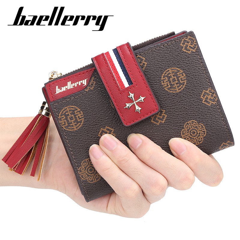 BAELLERRY 1803 Dompet Wanita Kecil Bahan Kulit PU Leather Premium WATCHKITE WKOS