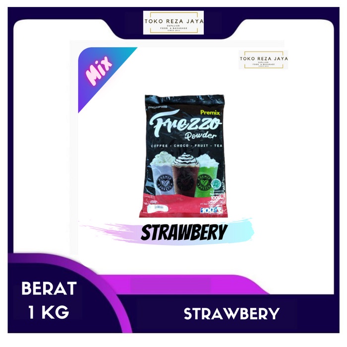 

Bubuk Minuman / Frezzo Mix / Strawberry / 1 Kg