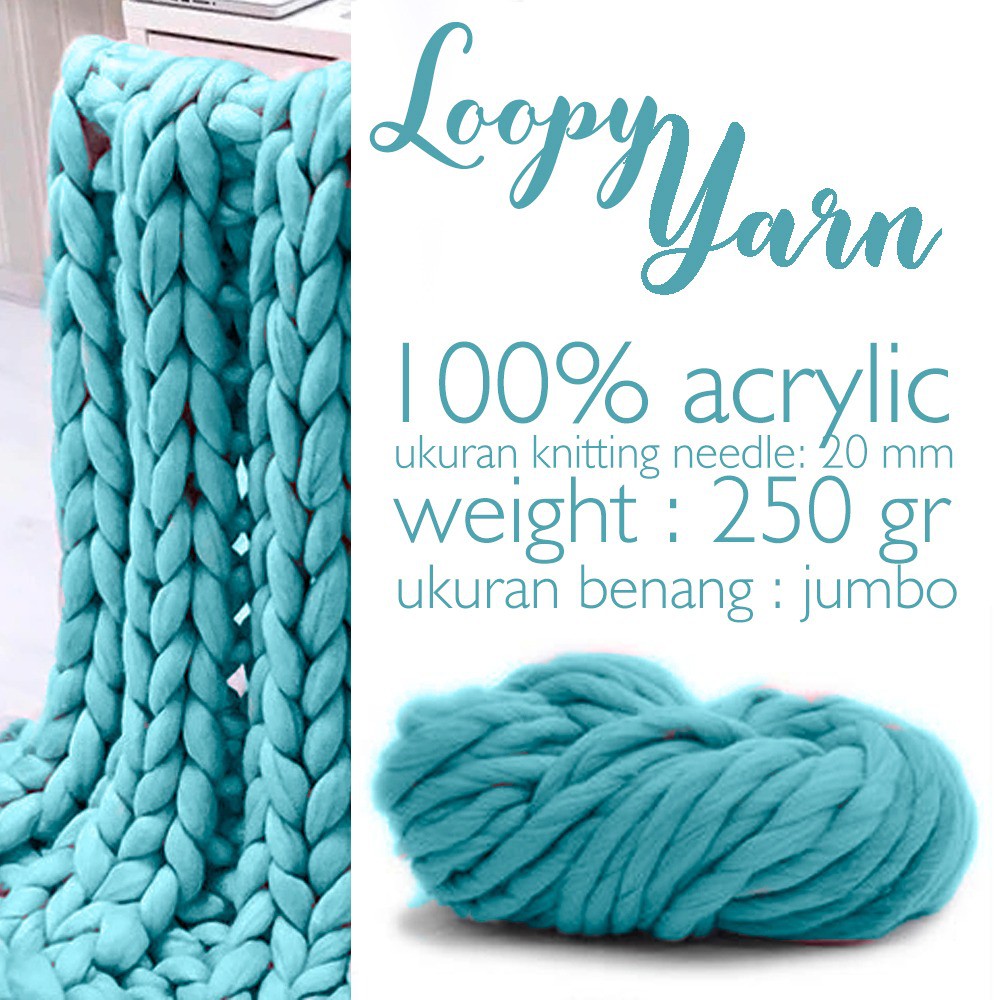 KATALOG - Benang Wol / Wool Ekstra Tebal - LOOPY YARN