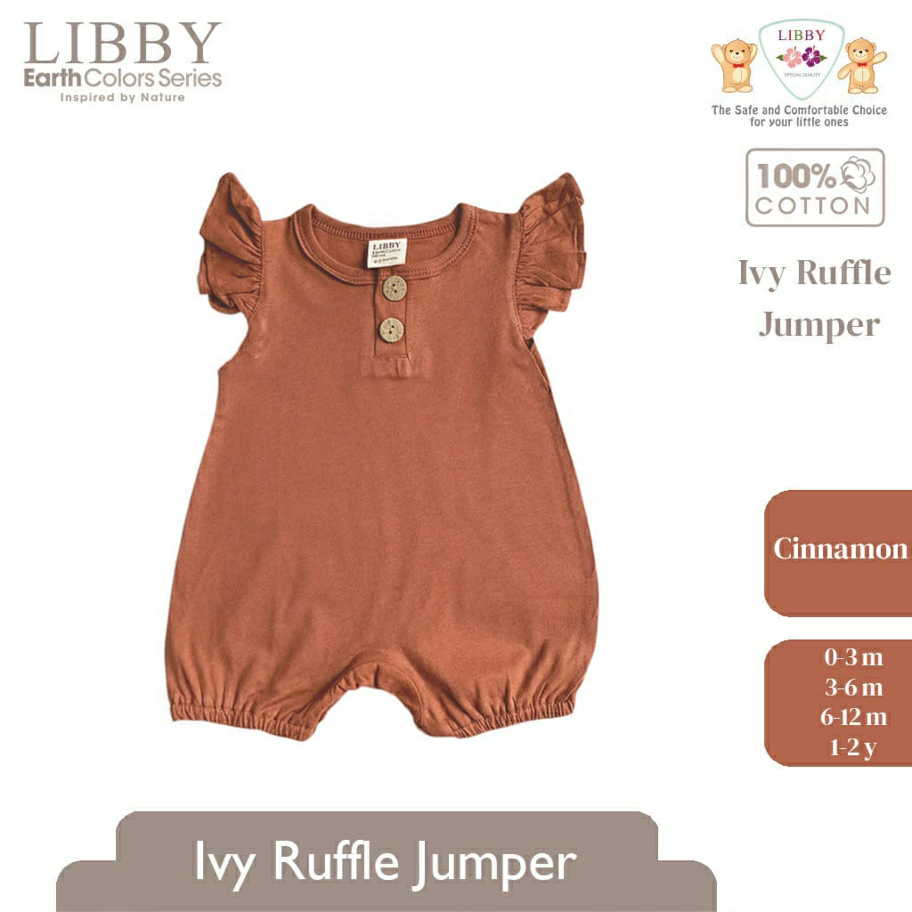 Libby Jumper segi empat Ivy Ruffle (1 pc)