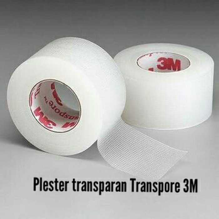 NEW -  3M Transpore plester transparan 1 inch - water proofing