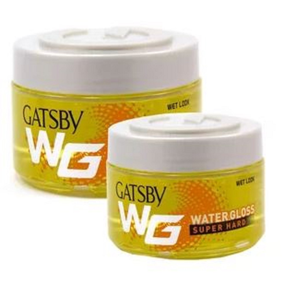 Gatsby Water Gloss Super Hard WG Kuning (Besar70gr/ Kecil 30gr)