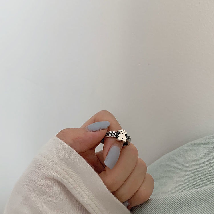 Beruang ring wanita niche adjustable pasangan bukaan semua yang sesuai dengan in selebriti Internet