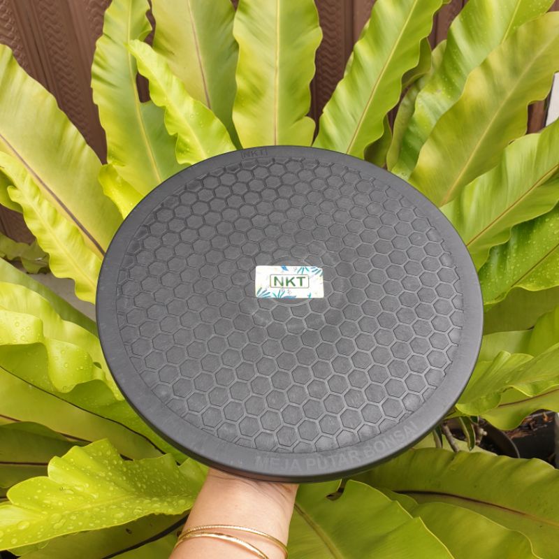 NKT MEJA TRIMMER 25cm meja putar meja router trimer untuk  merawat bonsai meja hias tanaman atau menghias kue