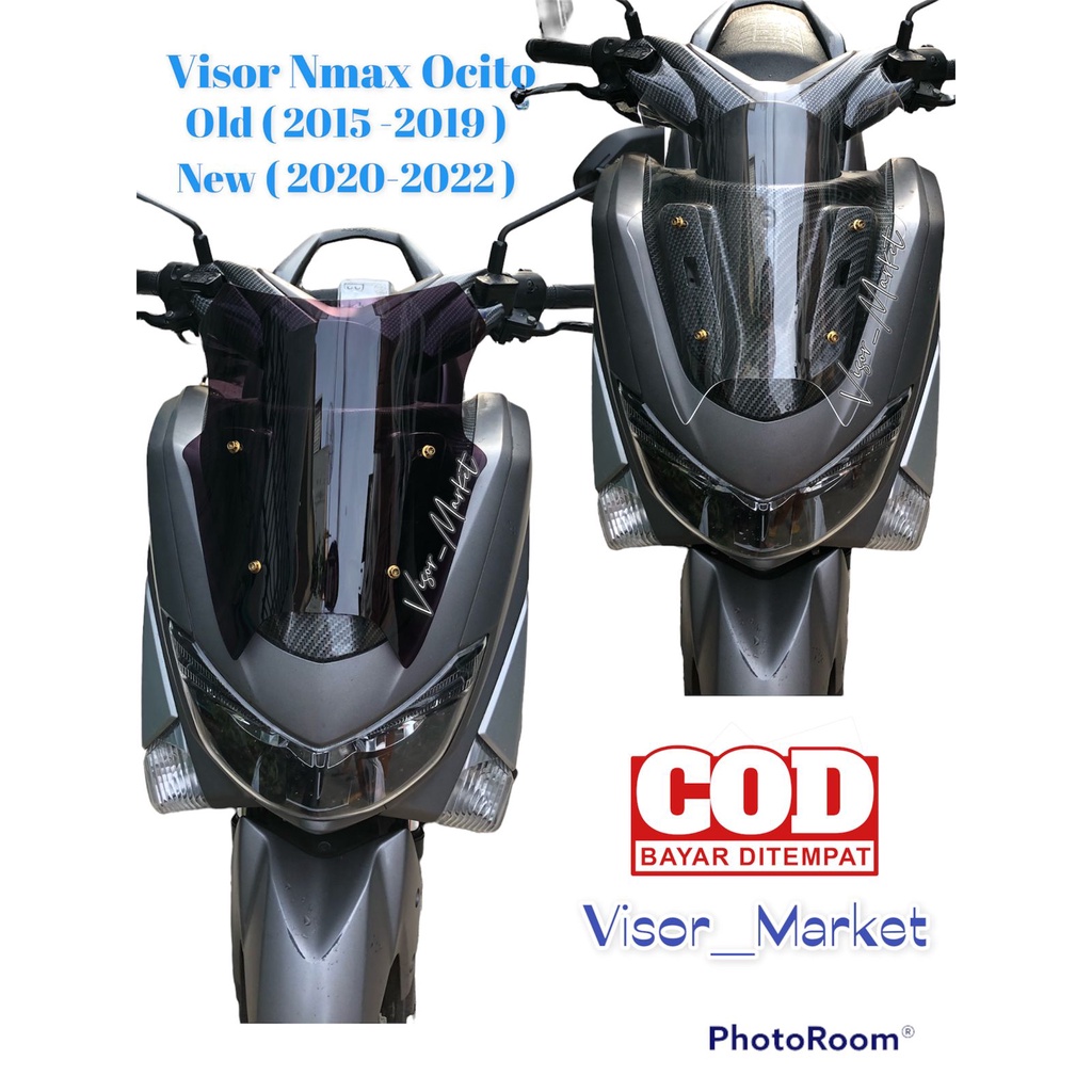 VISOR NMAX OCITO OLD VISOR NMAX OCITO POLOS TAHUN 2015-2019 ACRYLIC TEBAL MODEL OCITO