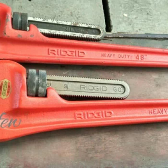 DMST | PROMO Kunci Pipa RIDGID Pipe Wrench 60" Steel Handle - Kunci Pipa PDAM