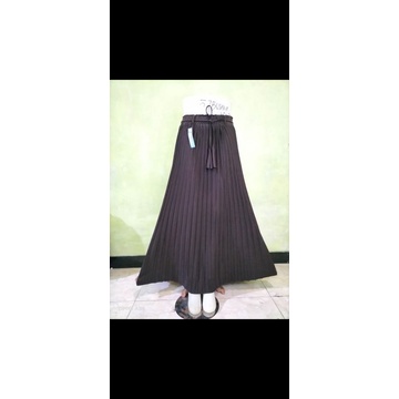 rok plisket premium import kosibo creep-Cokelat Coffe
