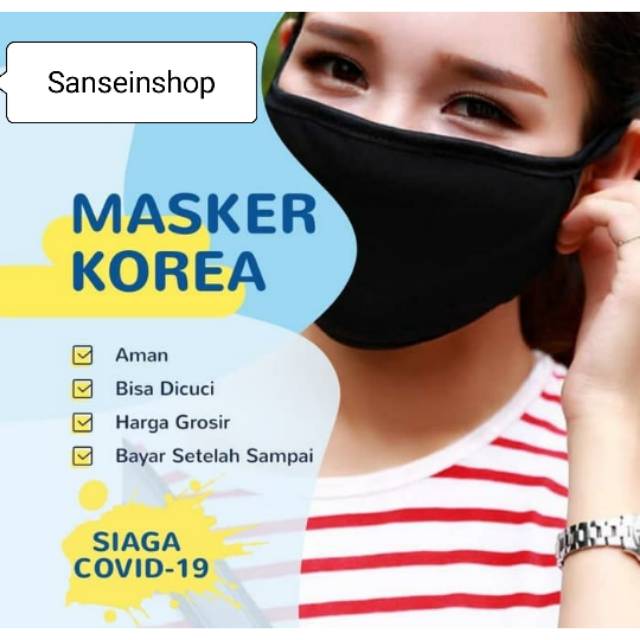 Masker Motor Korea Pengganti Masker Sensi Masker Corona Murah