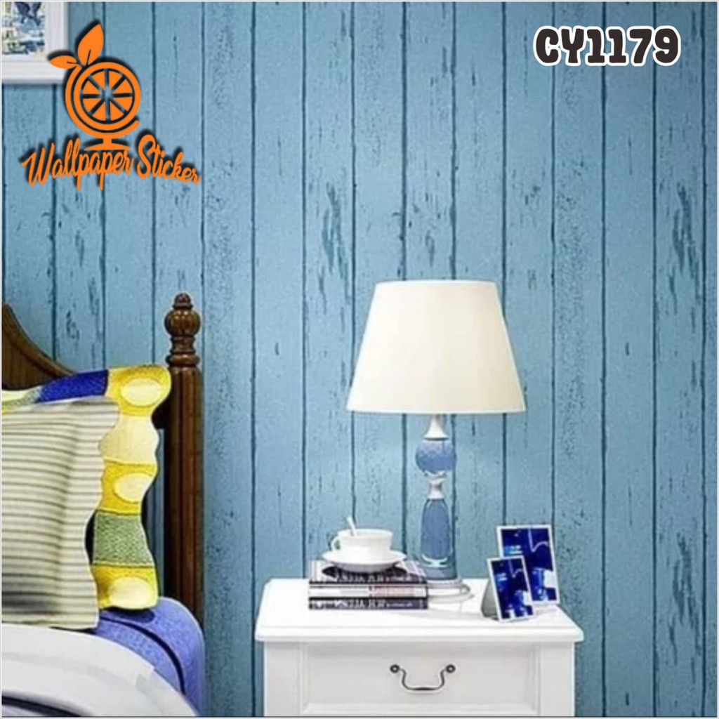 Wallpaper Dinding Aesthetic Wallpaper Dinding 3d WallStiker 45cmx10cm Wallpaper Dinding Premium-CY1179