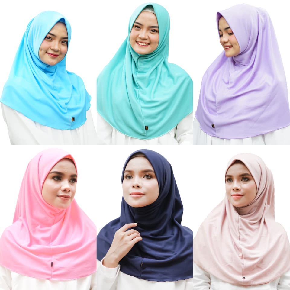SALE Hijab Instan Kaos Non Pet