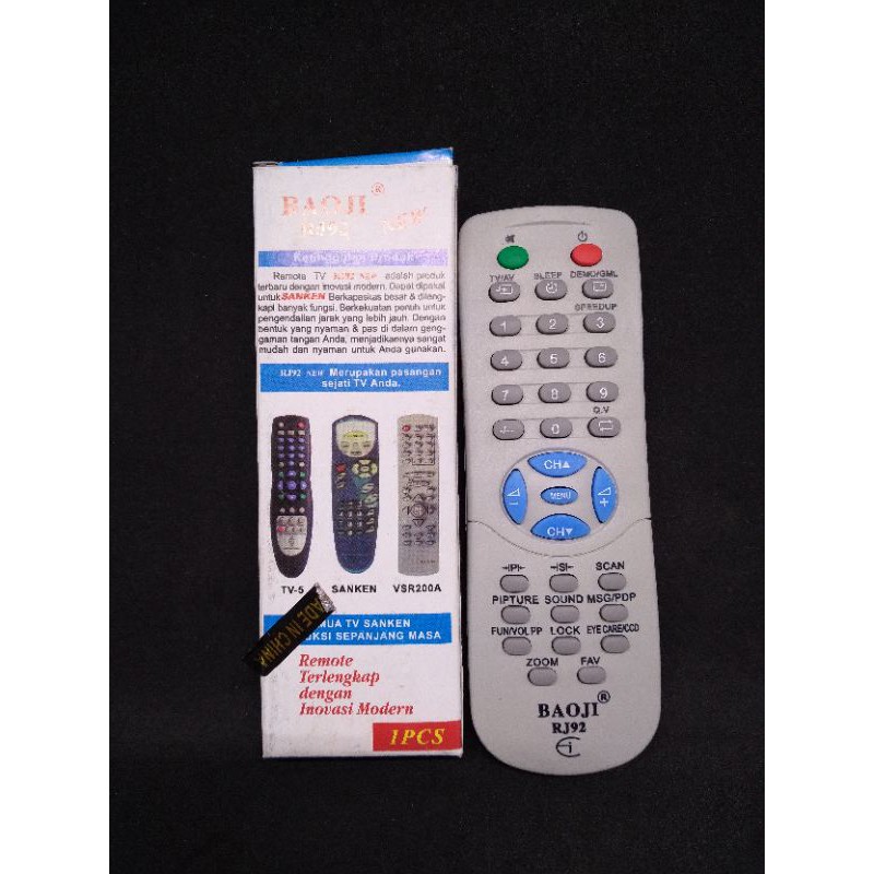 REMOTE REMOT TV SANKEN TABUNG MULTI