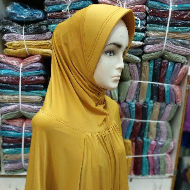 BERGO SNADA KCB / JILBAB SPORTY / HIJAB INSTANT PART 1-Mustard