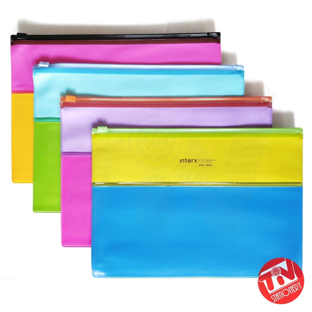 

Zipper Bag InterX Pouch Kombinasi A5