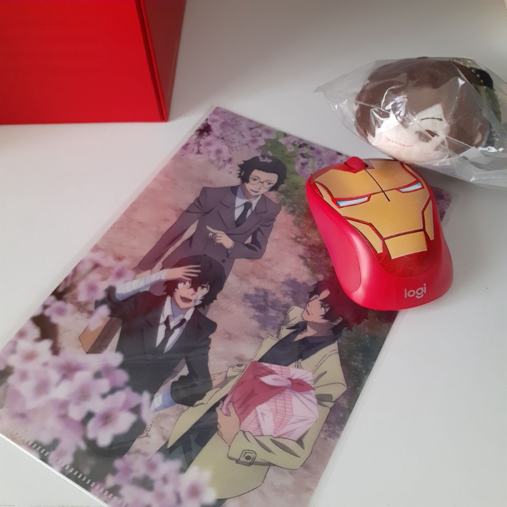 SET - Bungou Stray Dogs - Mochi Bonus Osamu Dazai Port Mafia Dark Era & Clear File Trio Dazai Odasak