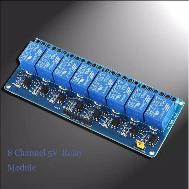 Modul Relay 8 Channel Ch 5V 220V AC Module optocoupler