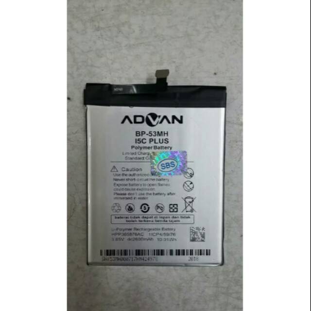 Baterai Batrai Advan BP-53MH / Advan I5C Plus / Advan I5C+ / Advan G1 / Advan G1 PRO