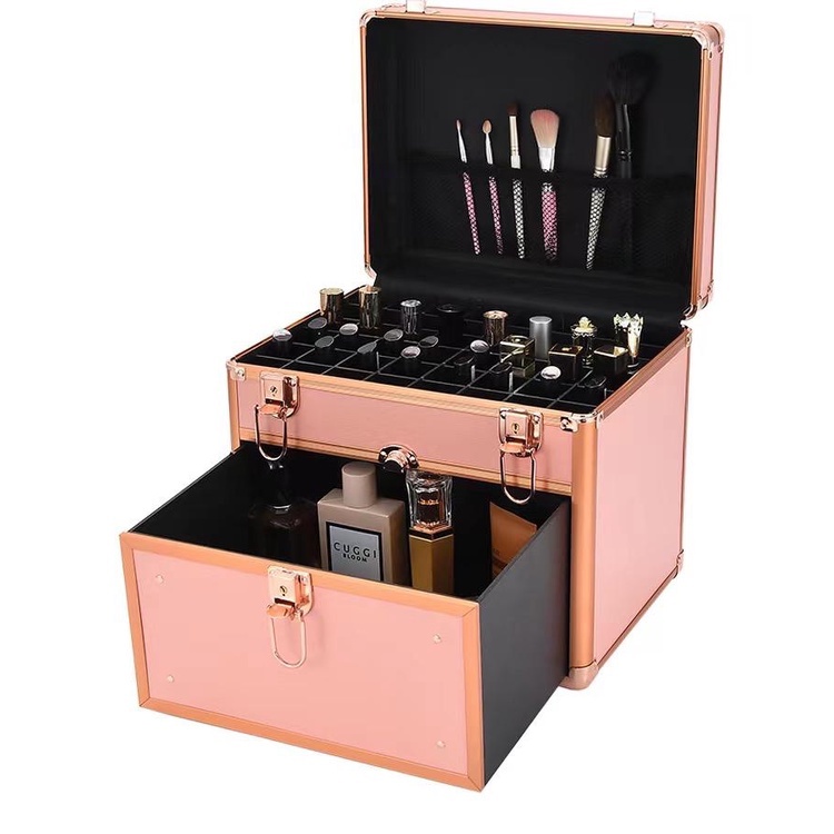 MB-B697 Kotak Make up /Box makeup /Tempat Lipstik /Ukuran 32x24x28Cm