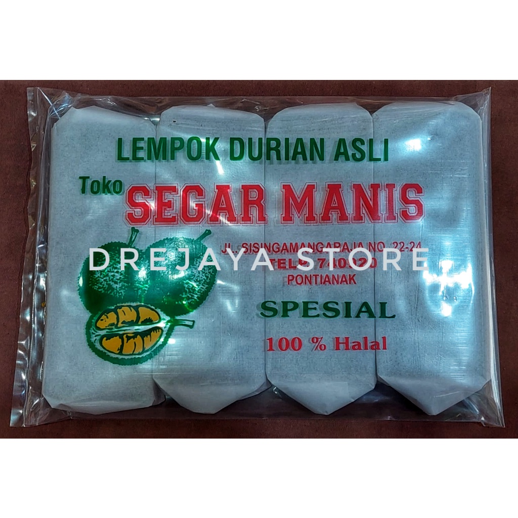 

Lempok Durian / Dodol Durian Asli Segar Manis Pontianak (Uk. Kecil)