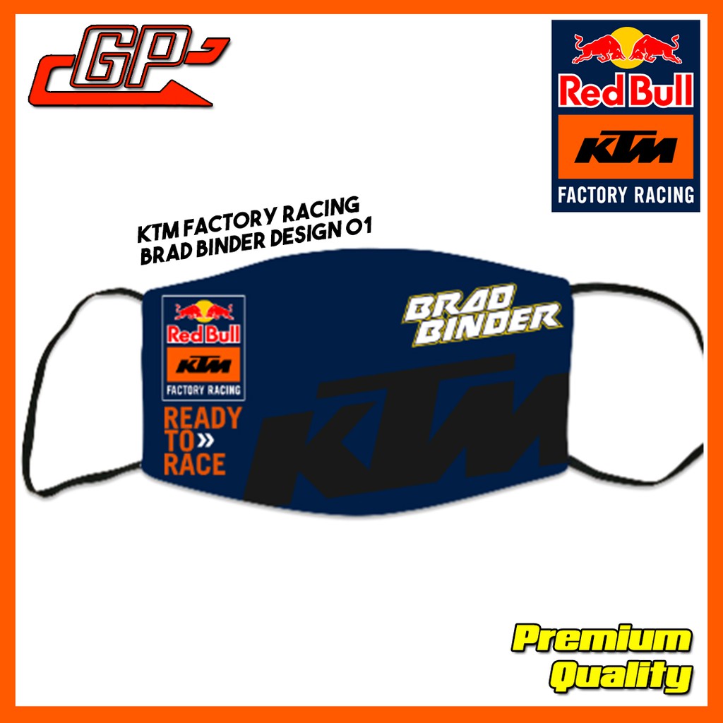 

Masker Kain Premium Brad Binder KTM Factory Racing MotoGP