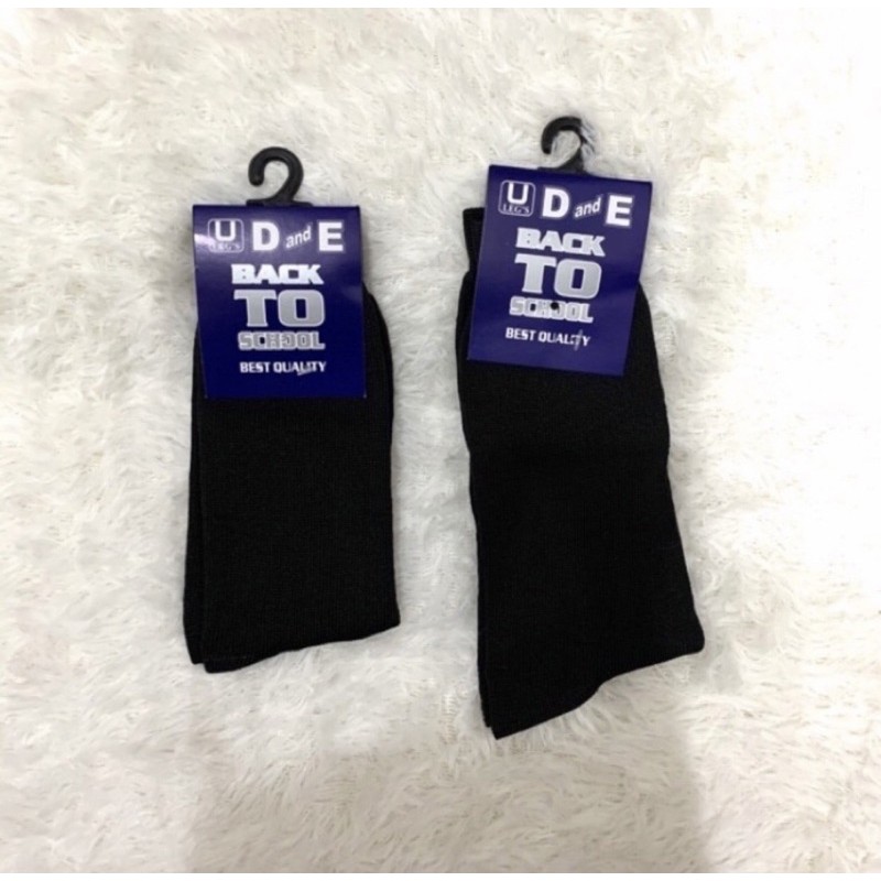 KAOS KAKI SEKOLAH HITAM PUTIH BACK TO SCHOOL SD SMP SMA KAOSKAKI HITAM / KAOS KAKI PUTIH