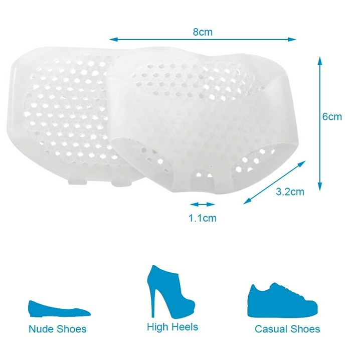 Insoles BANTALAN KAKI EMPUK SILICONE GEL / silikon metatarsal