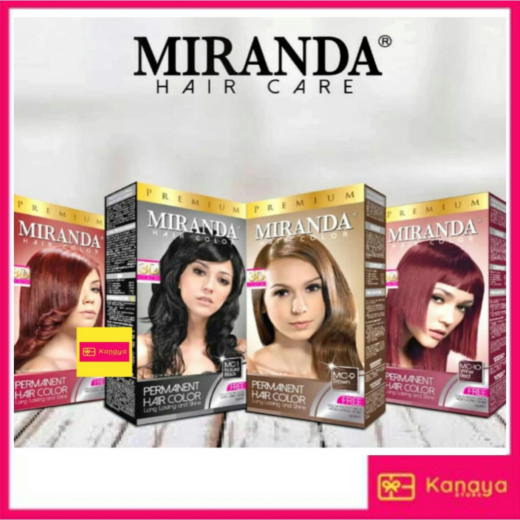 (BISA COD) Miranda Hair Color 3D Effect - Cat Rambut Miranda