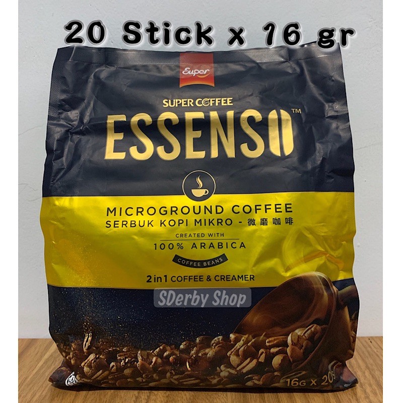 

Super Essenso Microground Kopi 2in1 Coffee & Creamer