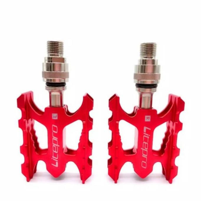 Pedal Sepeda Lipat Litepro Quick Release Qr Pedal Sepeda Lipat Mtb Dll Agusset22