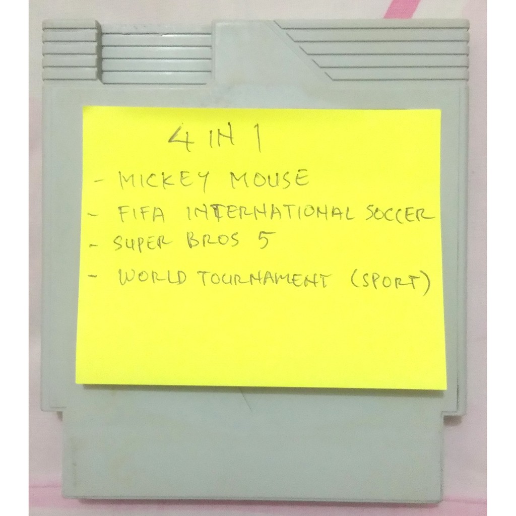 Kaset Nintendo NES Jadul 4 in 1 Mantap