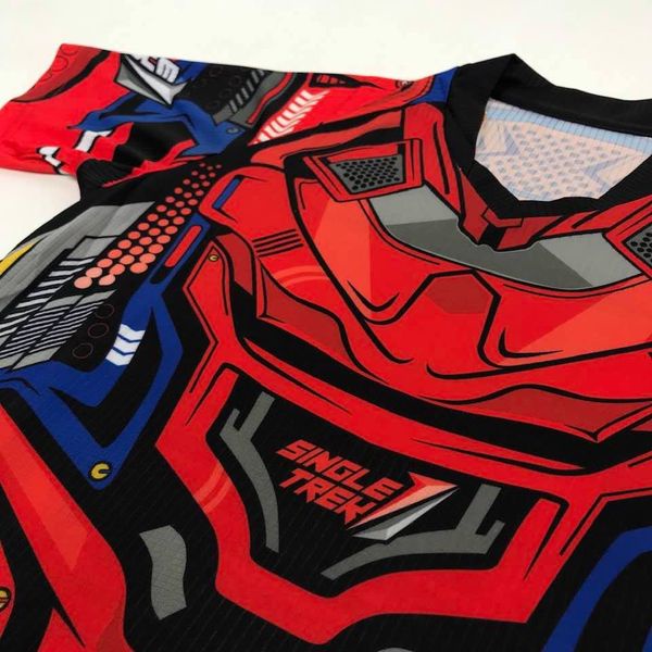 PROMO! JERSEY SEPEDA ROBOT LENGAN PENDEK TERBARU KAOS SEPEDA COOLTECH
