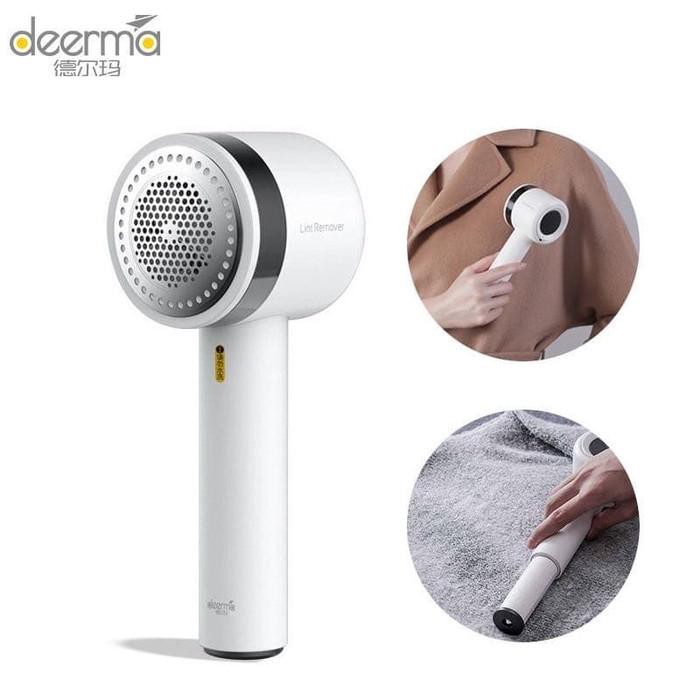 Deerma Portable Lint Remover Hair Ball Trimmer MQ811Y - Penghilang Serat Bulu Kain