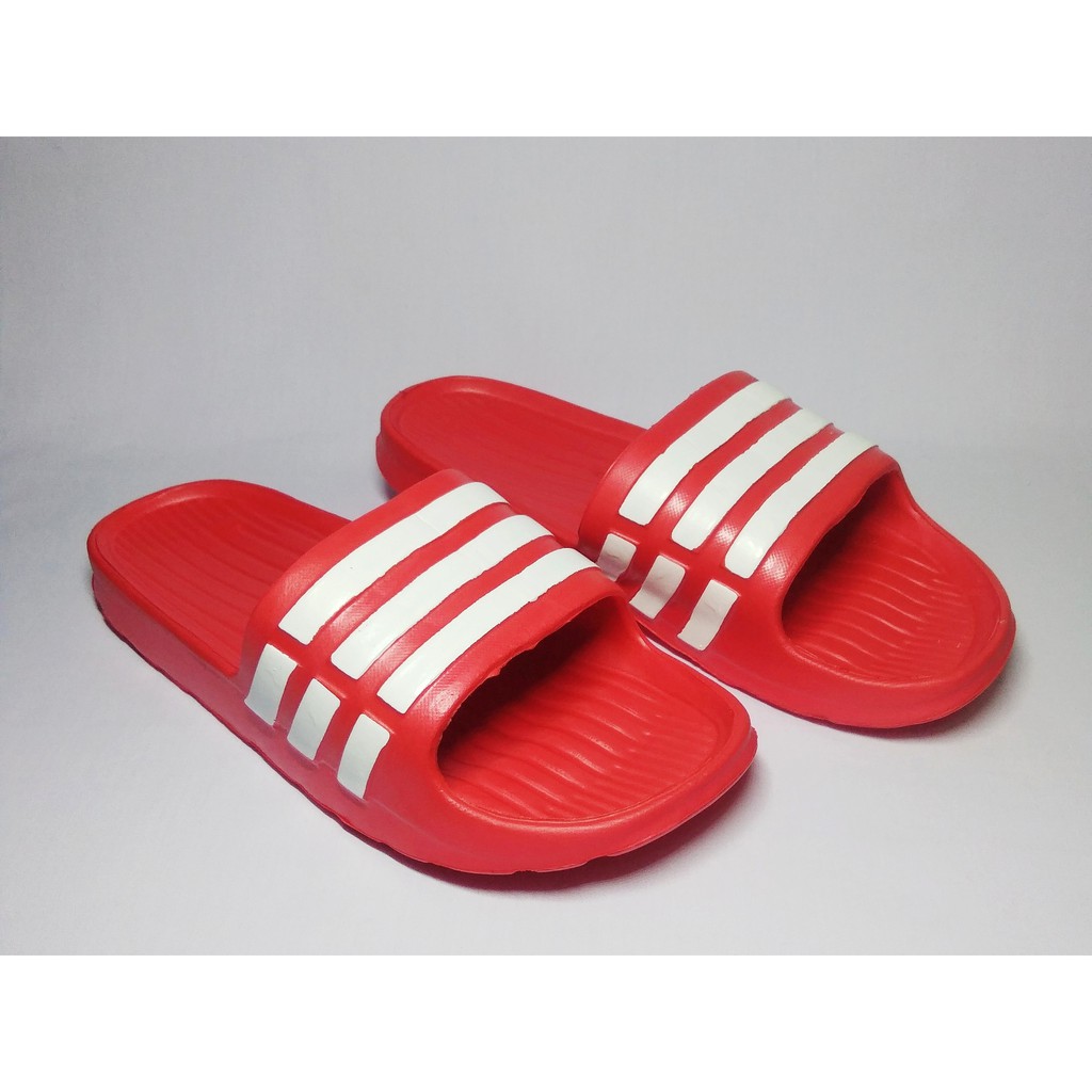 CHANTIKA MART. SANDAL SELOP KARET ORIENTAL GARIS EMPAT MODEL ADIDAS PRIA DEWASA / Sandal Adidas