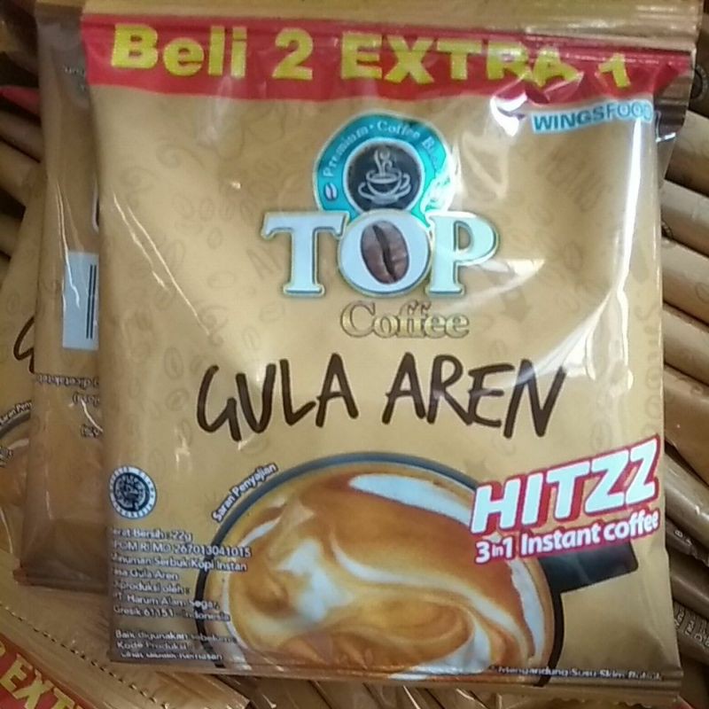 

Top coffee gula aren HitZZ 22gr BELI 2 GRATIS 1