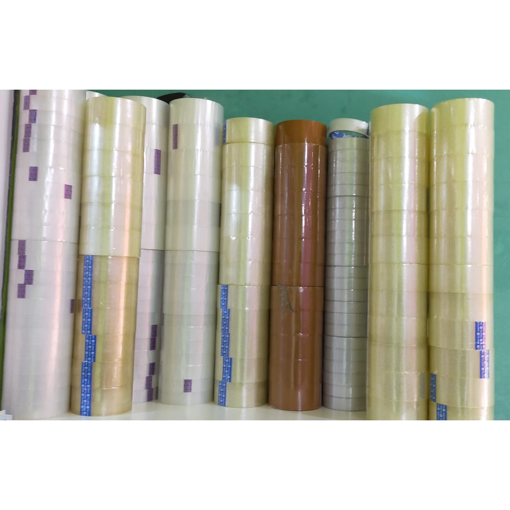 Lakban Bening 1 inci (24mm x 50yd) original | Selotip Murah | Lakban 1 inch | Selotip Kecil | Lakban 1 inci | Selotip Bening | Lakban Kecil