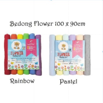 Bedong Bayi FLOWER Boboko  Pcs Uk 100 x 90 / Kain pernel bayi MURAH SNI