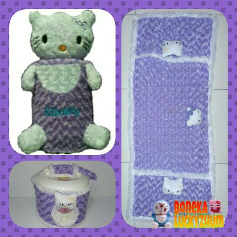 set gkm/homeset ( sarung galon, kulkas, dan magicom) karakter boneka